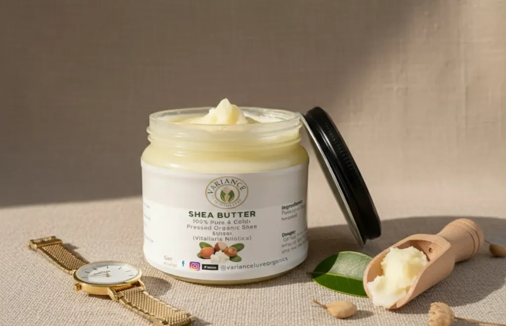 100% Pure Organic Pressed Shea Butter (Vitellaria Nilotica) (250g)